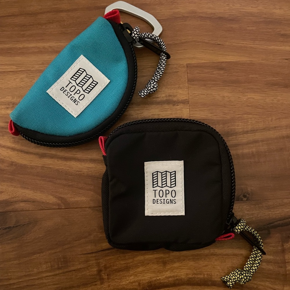 Topo Designs Taco Pouch and Square Pouch